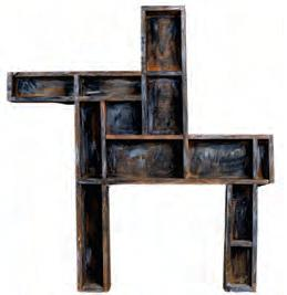 Wooden constructive sculpture by Joaquín Torres García